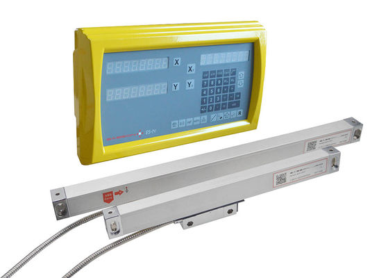 Κίτρινη μηχανή άλεσης της Shell LCD 2 ψηφιακή μονάδα ανάγνωσης άξονα
